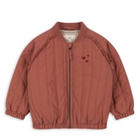 KONGESSLOEJD - JUNO FRILL  BOMBER JACKET |  CANYON ROSE