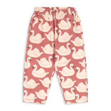 KONGESSLOEJD - MAGOT FRILL PANTS GOTS  |  Swan  Rose