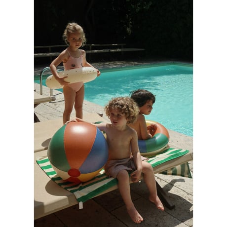 KONGESSLOEJD -SWIM RING AND BEACH BALL SET  |  Multi