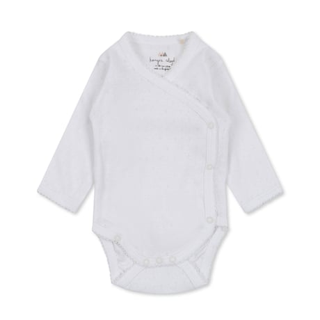 KONGESSLOEJD - Minnie Newborn Body Gots |  Optic White