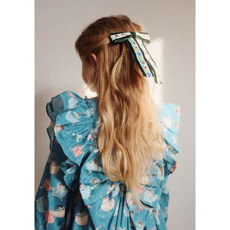 KONGESSLOEJD - EVIA LS BOW DRESS GOTS | SNOW BOW BALLERINA
