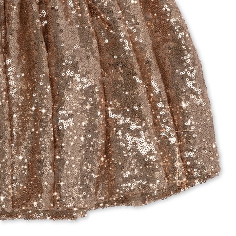 KONGESSLOEJD - Starla Sequin Skirt |  Gold Blush