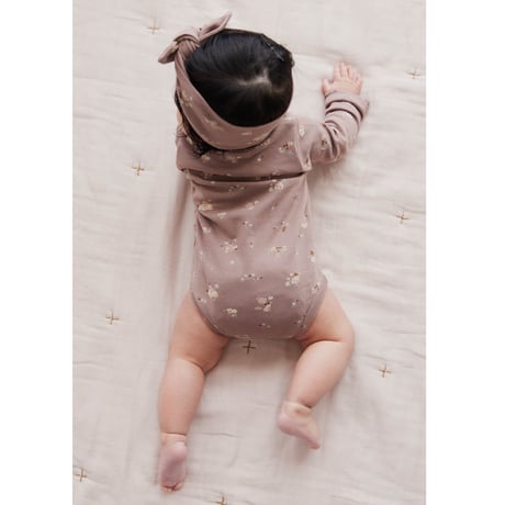 J A M I E   K A Y - Organic Cotton Long Sleeve Bodysuit |  Petite Fleur Antler