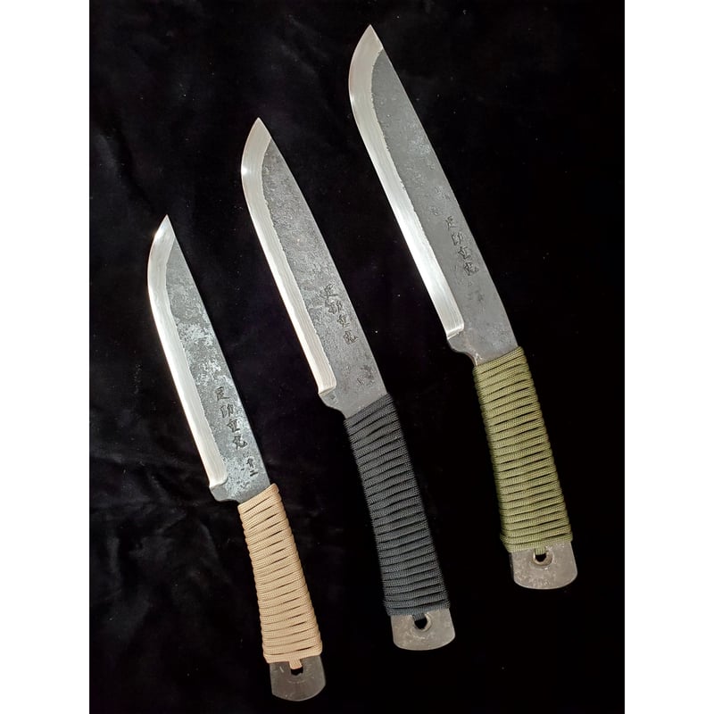 オリジナルナイフ180mm(バトニング用) | 広瀬重光刃物店