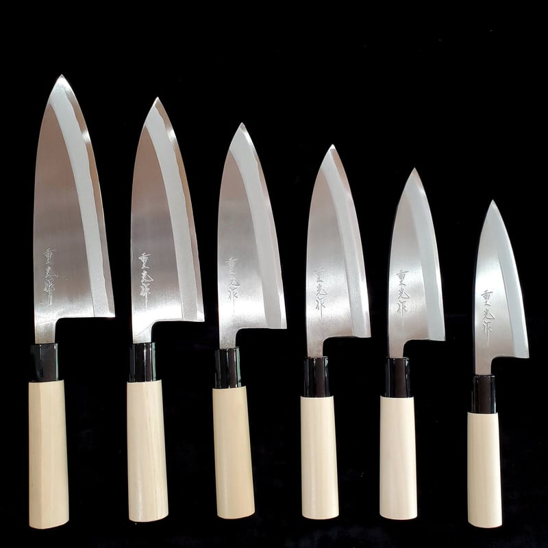 盛弘 特注出刃包丁(未使用に近い) ゆうたろう様専用 盛弘鍛冶 出刃包丁 刃渡り約24㌢ 入手困難