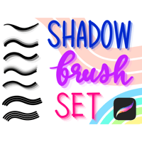 Procreateブラシ9種　シャドウペンセット