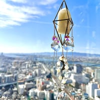 レモンクォーツサンキャッチャー -幸運を呼ぶインテリア-