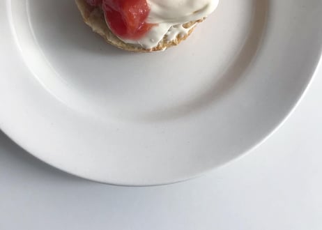 Cream hot biscuits