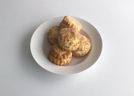 Cream hot biscuits