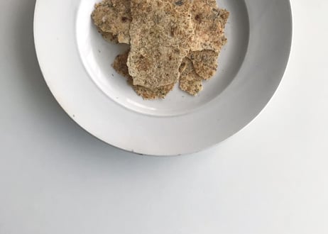 Japanese mugwort & chamomile rice crackers