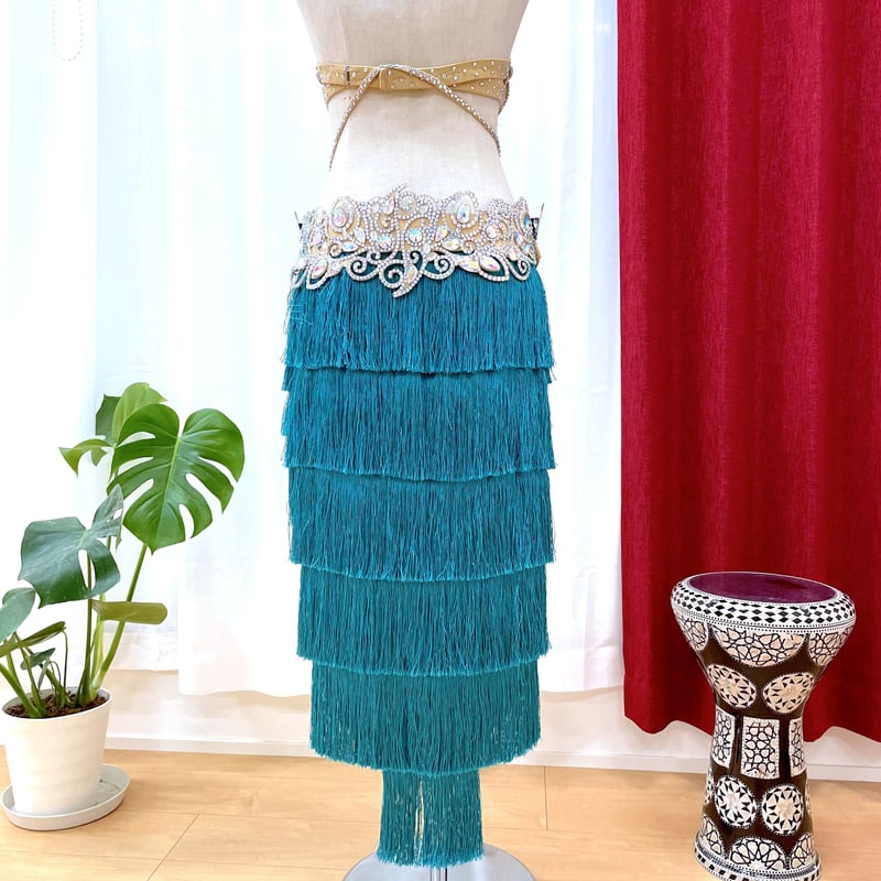 予約商品＞6段フリンジスカート レッスンスカート ステージスカート