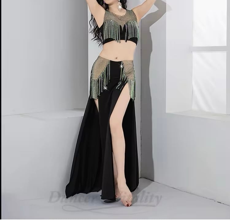 【新品】ベリーダンス 衣装 シャービー ベリーダンス衣装 バラディ ドレス シャービードレス ピンク ミント