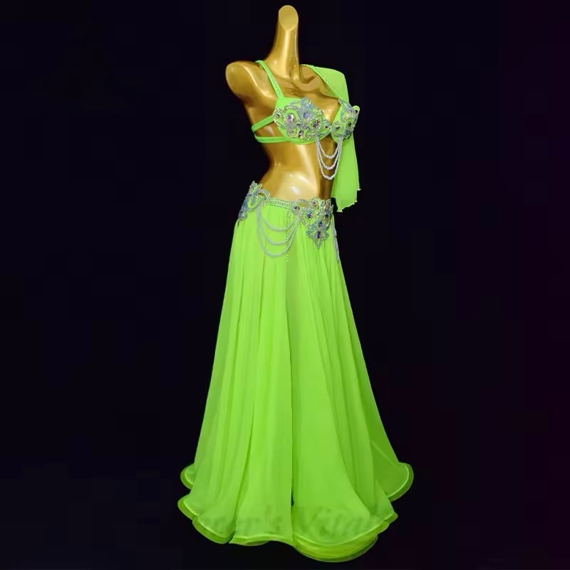 今月まで！ベリーダンス衣装 オーダーメイド＞ ベリーダンスコスチューム 31581 | ベリー