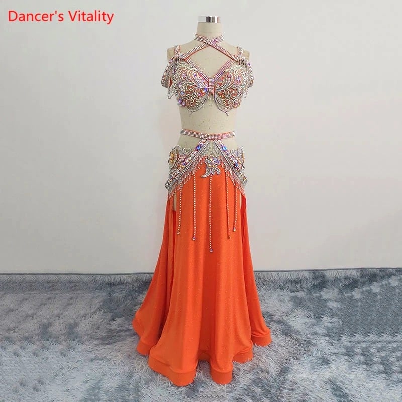 ベリーダンス衣装 オリエンタル衣装 セットアップ 豪華 オーダーメイド ベリーダンス衣装 オリエンタル衣装 セットアップ 豪華 オーダーメイド