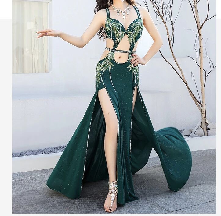 【値下げ】ベリーダンス オーダーメイド オリエンタル衣装 オーダーメイド＞ オリエンタルコスチューム ＃511 | ベリーダンス