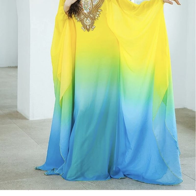 予約商品＞ ハリージドレス バイカラー 30512 | ベリーダンス