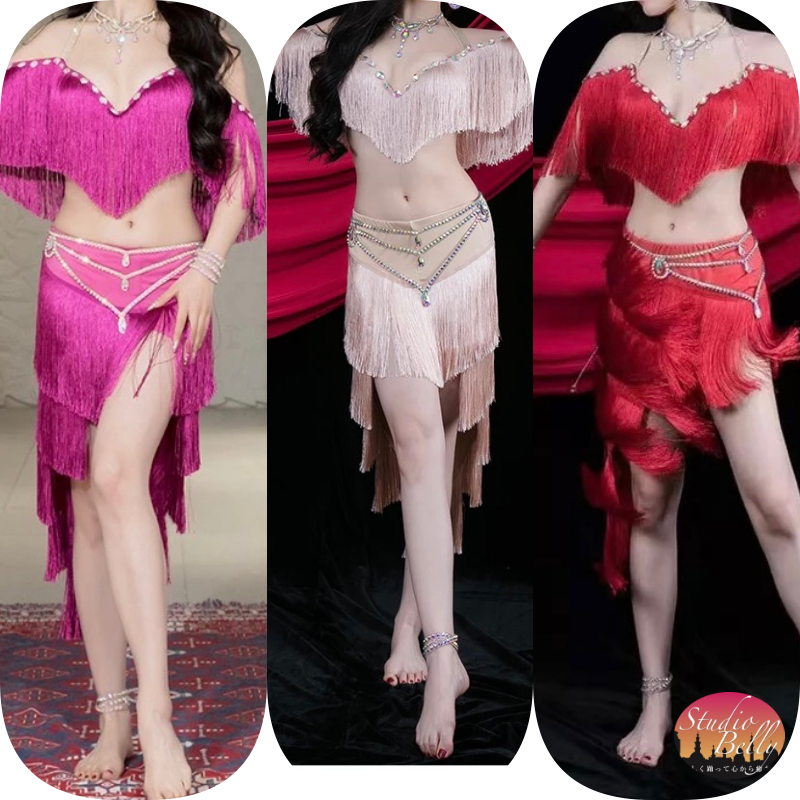 予約商品＞＜セミオーダー＞ ベリーダンスフリンジコスチューム