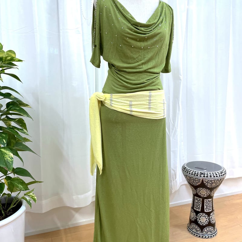 えつ【値下げ】※やや難あり　バラディ　シャービー衣装 ベリーダンス衣装 バラディ ドレス シャービードレス ピンク