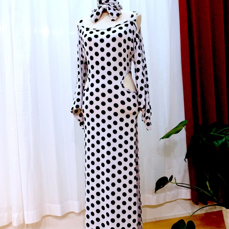 BALMAIN ショートドレス ドット柄 RANS】ミニ/ドレス/フレア/ピンク/ツイード/袖あり/千鳥柄 | すべての