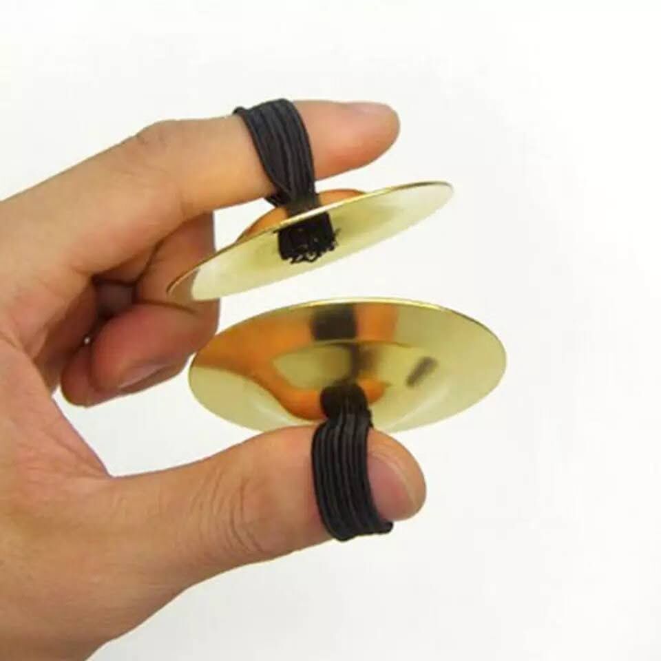 【ベリーダンス 小物 まとめ売り】全4組 セット ジル フィンガーシンバル 両手 未使用】フィンガーシンバル（ジル）ベリーダンス用／2ペア（4枚