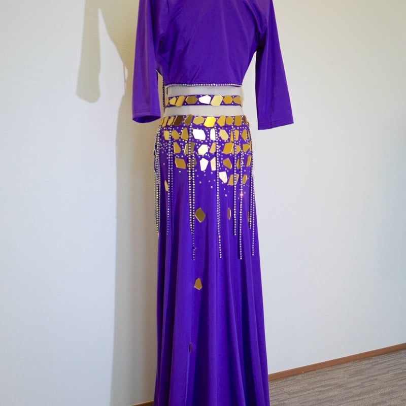 即日発送】 バラディシャービードレス ベリーダンスコスチューム 5点