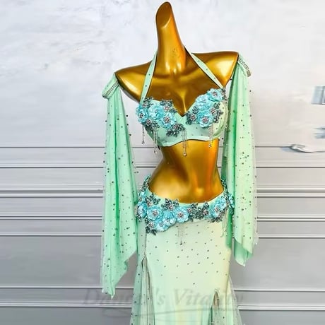 ベリーダンス サイーディ オリエンタル衣装 セットアップ オーダー