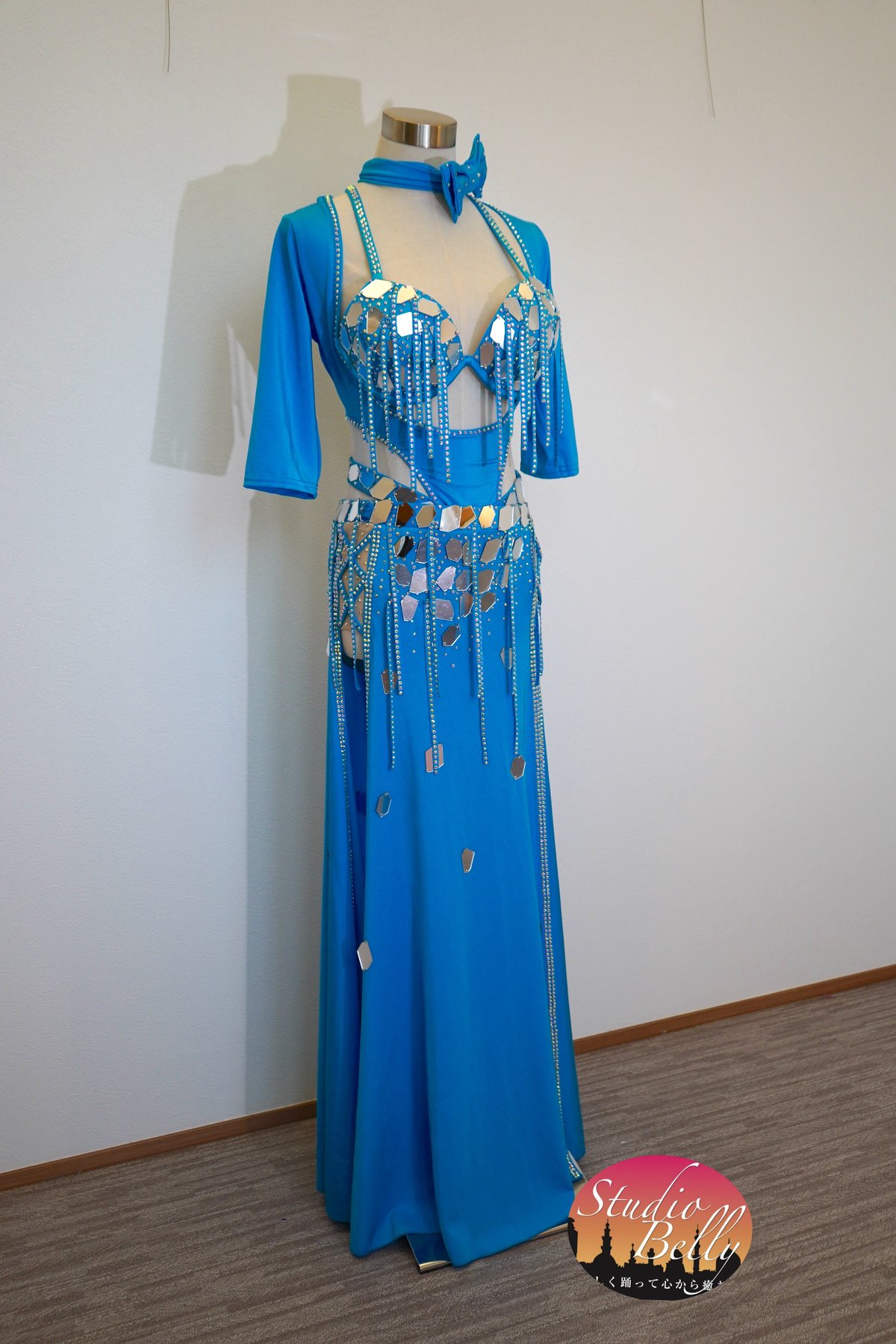 即日発送】 バラディシャービードレス ベリーダンスコスチューム 5点