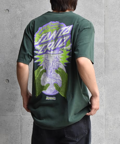 Used Santa Cruz S/S Tee Green 04-502