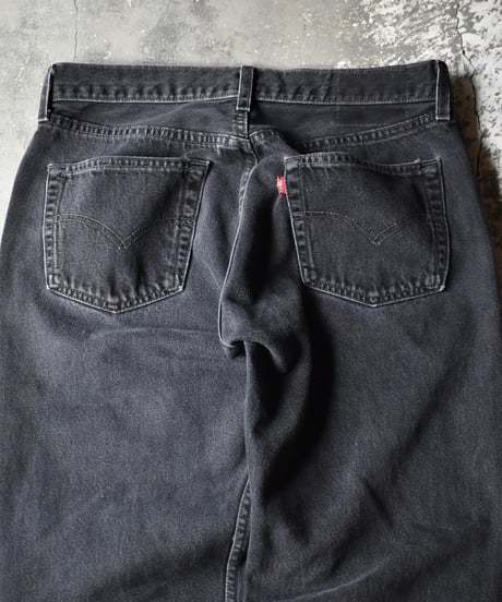 01's Levi's 501 Denim Pants Black "Made in USA" 03-115