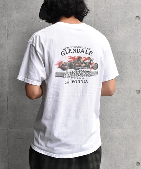 Used Harley-Davidson S/S T-Shirt White 04-493