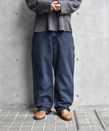 Used Carhartt Duck Carpenter Pants Navy 03-132