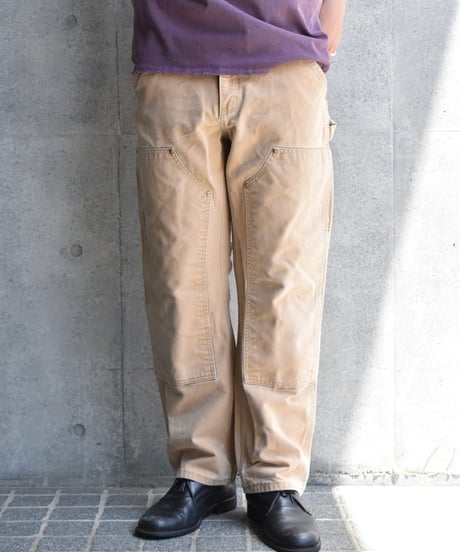 Used Carhartt Duck Double Knee Carpenter Pants Brown  03-130