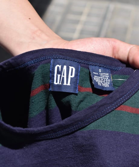 Used Gap Border T-Shirts "Made in USA" 04-477