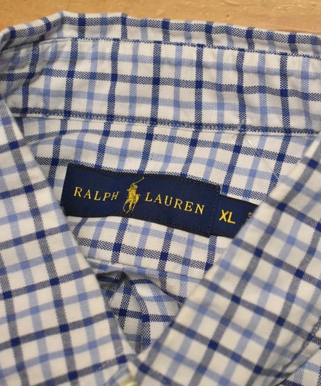 Used Polo Ralph Lauren Long Sleeve Plaid Shirt 05-036
