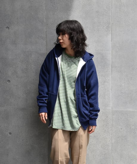 Deadstock 70-80s Smitty's  Full Zip Sweat Hoodie Navy 04-312