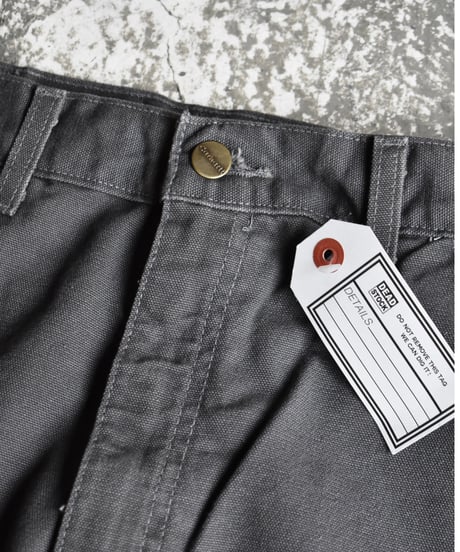 Deadstock Carhartt B11 Duck Carpenter Pants Coal Grey 03-194