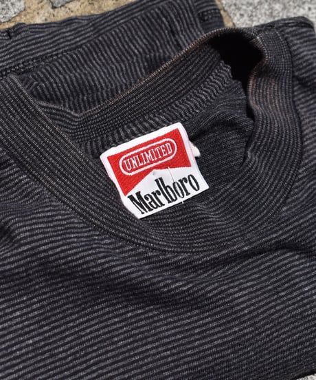 Used Marlboro Border T-shirts "Made in USA" 04-472