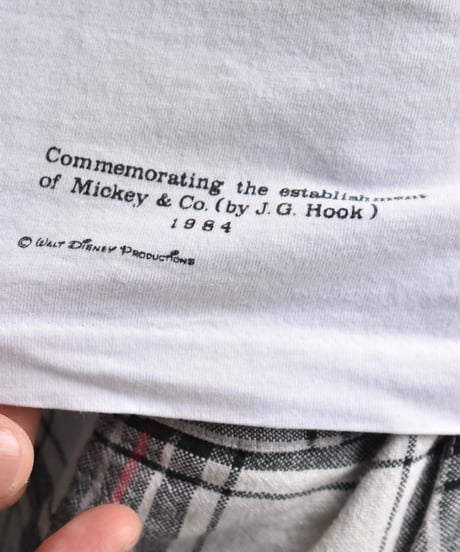 Used Disney Print T-Shirt "Mickey & Co" 04-495