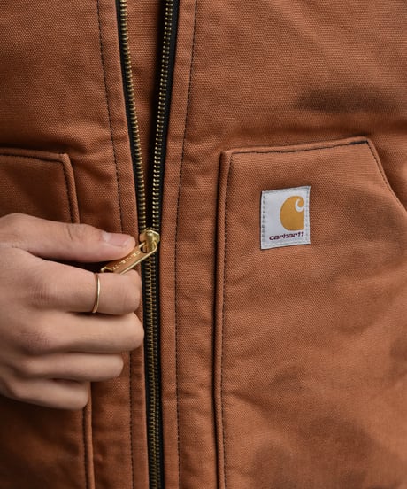 Bleached Carhartt Duck Vest  02-158