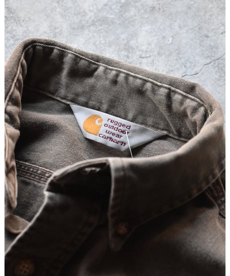 Used Carhartt Cotton Canvas Shirts BRN 05-017