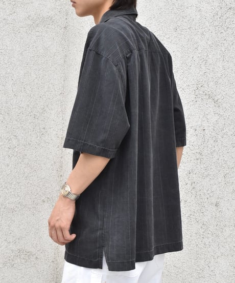 Used Jamaica Jaxx S/S Silk Shirt Black 05-090