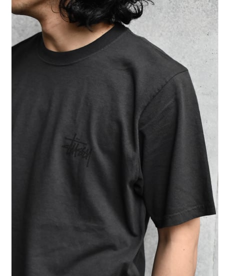 Used Stussy Print Tee Charcoal 04-466