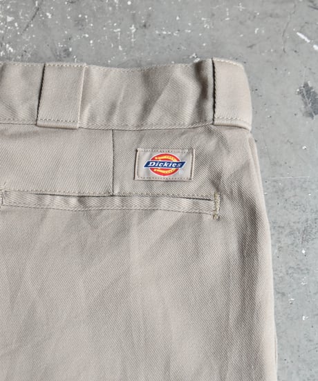 Used Dickies 874 FLEX Work Pants Cut Off Khaki 03-190