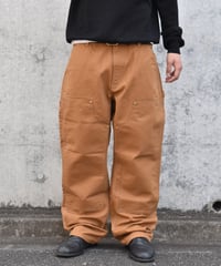 Used Carhartt Duck Double Knee Carpenter Pants Brown 03-100