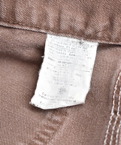 Used Carhartt B11 Duck Painter Pants Brown 03-156