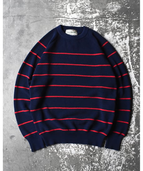 L.L.Bean Swans Island Sweater Navy/Ruby