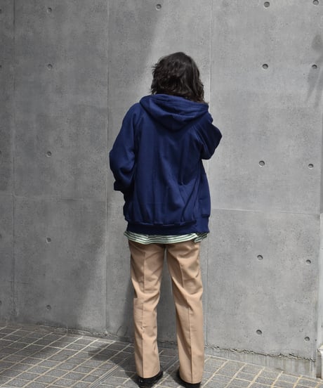 Deadstock 70-80s Smitty's  Full Zip Sweat Hoodie Navy 04-312