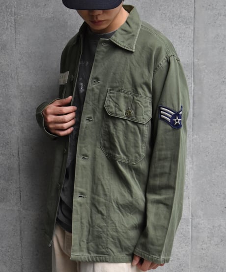 Used U.S Army Cotton Sateen OG 107 Utility Shirt 05-023