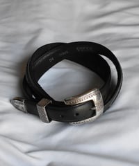 Used ONYX by Brighton Leather Western Belt