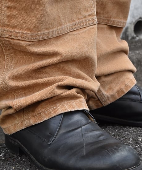 Used Carhartt Duck Double Knee Carpenter Pants Aged Brown Made in USA 03-101